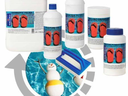 Svernante per piscina - ClosePool Kit - Soluzione Completa per la chiusura invernale Sale