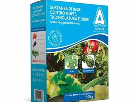 Fungicida Idrogenocarbonato di Sodio da 500 gr, con Misurino - contro Muffe, Ticchiolature e Oidio Online Hot Sale