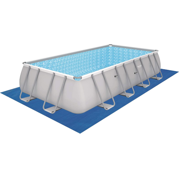 Piscina fuori terra rettangolare 549x274x122H cm + accessori - Power Steel Bestway Discount