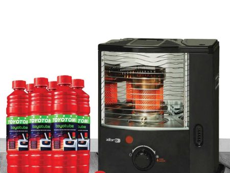 Stufa a combustibile liquido RS-2222 + Filtro + Toyotube  - 2,2Kw fino a 32m² For Cheap