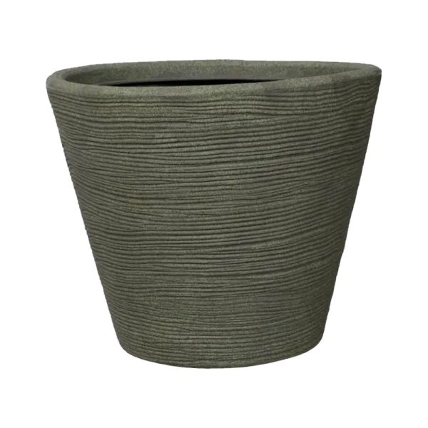 Vaso da giardino e casa - CAMPANA rigata shabby - 3 colori For Discount