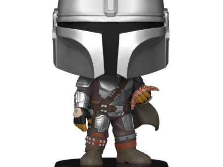 PRESALE | Funko POP! Star Wars: The Book of Boba Fett - The Mandalorian with Pouch #585 Vinyl Figures For Discount