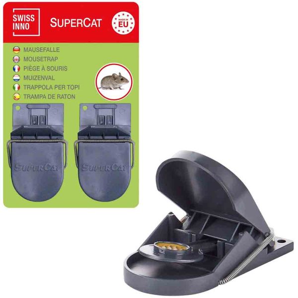 Trappola per Topi - Supercat - set 2 pezzi - Swiss Inno Sale