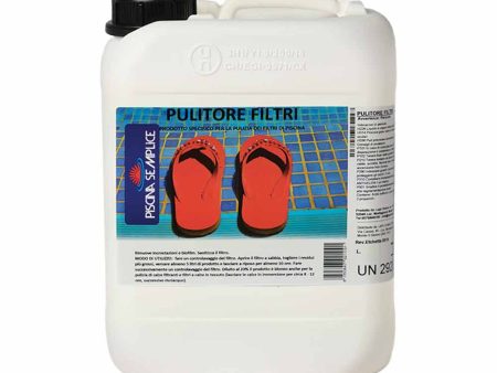 Pulitore filtri liquido per filtri e pompe a sabbia piscina - 6 kg Fashion