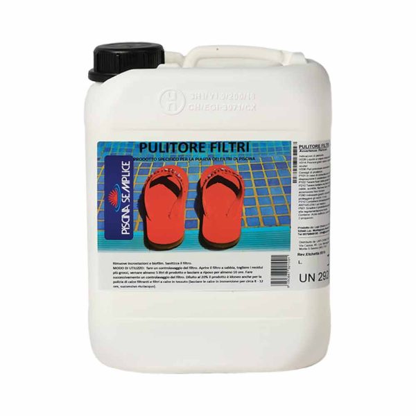 Pulitore filtri liquido per filtri e pompe a sabbia piscina - 6 kg Fashion