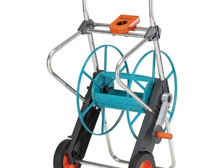 Carrello Avvolgitubo da Giardino - in Metallo - fino a 100 metri Online Sale