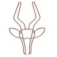 Appendiabiti Antelope| da Muro, 29x42 Cm| Safri Line Fashion