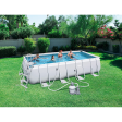 Piscina fuori terra rettangolare 549x274x122H cm + accessori - Power Steel Bestway Discount