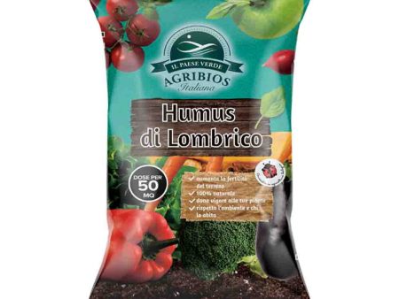 Humus di lombrico, da 3,5 litri - per 50 mq Supply