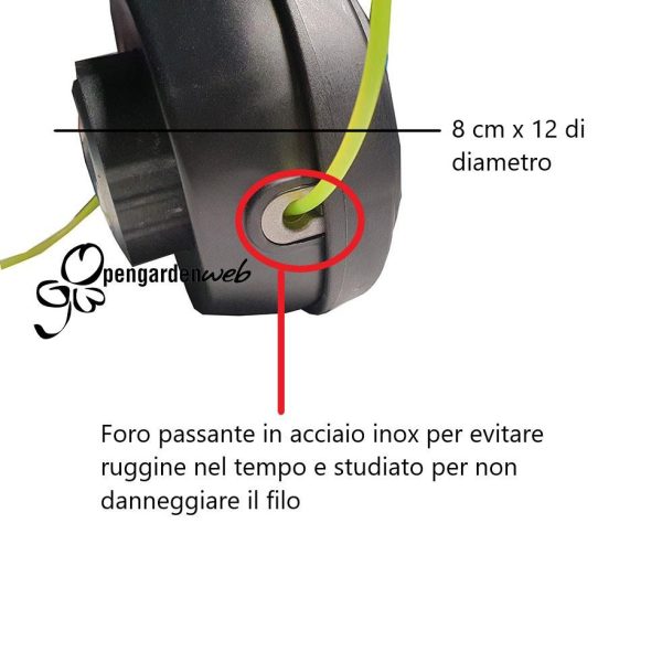 Testina decespugliatore universale Batti e Vai Coppa Folle + Filo e Guanti Discount