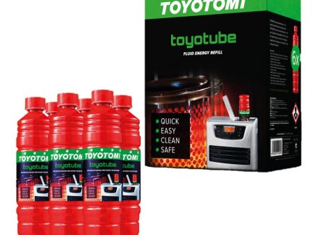 Combustibile liquido per stufe TOYOTUBE - 6 pz x 1,4 lt Fashion