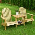 Sedia da giardino in legno RELAX - Doppia seduta For Cheap