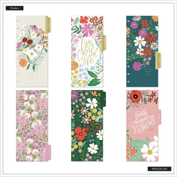 The Happy Planner Skinny Classic - Blooming Bouquet - 2025 12 kk Kalenteri For Discount