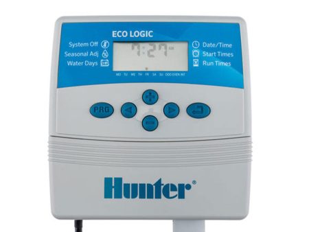 Centralina irrigazione con trasformatore esterno 4 o 6 vie - Hunter Eco Logic Cheap