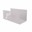 Portavaso da muro o da appoggio - Bianco - 42x18x20,5 cm Discount