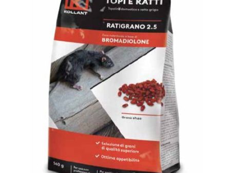 Esca per topi in grano - Ratigrano 2.5 - a base di BROMADIOLONE - 140 gr Cheap