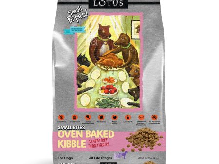 Lotus Small Bites Grain Free Turkey Recipe Dog Kibble Supply