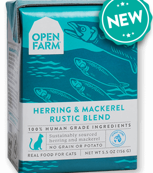 OPEN FARM Grain-Free Herring & Mackerel Rustic Blend for Cats on Sale