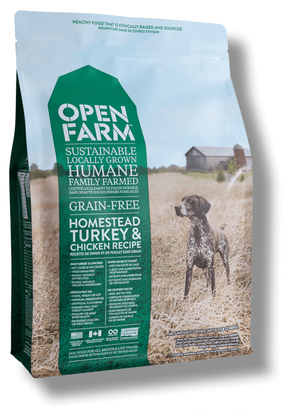 OPEN FARM Grain-Free Homestead Turkey & Chicken Recipe for Dogs Supply