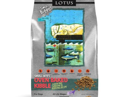 Lotus Small Bites Oven Baked Grain Free Sardine & Herring Recipe Dog Kibble For Cheap