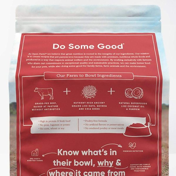 OPEN FARM Grass-Fed Beef and Ancient Grains Dry Dog Food Online Hot Sale