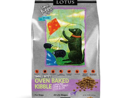 Lotus Small Bites Oven Baked Grain Free Lamb & Turkey Recipe Dog Kibble Sale