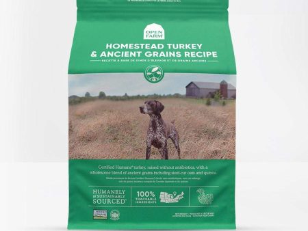 OPEN FARM Homestead Turkey and Ancient Grains Dry Dog Food Discount