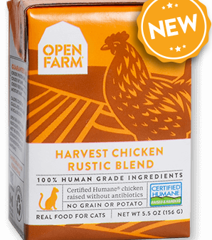 OPEN FARM Grain-Free Harvest Chicken Rustic Blend for Cats Online