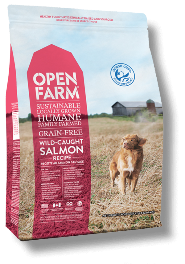 OPEN FARM Grain-Free Wild Caught Salmon Recipe for Dogs Sale