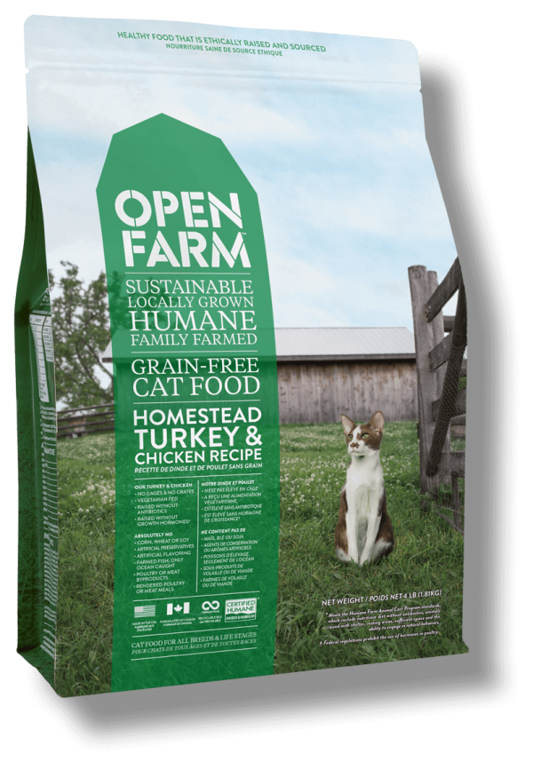 OPEN FARM Grain-Free Homestead Turkey & Chicken Recipe for Cats Discount