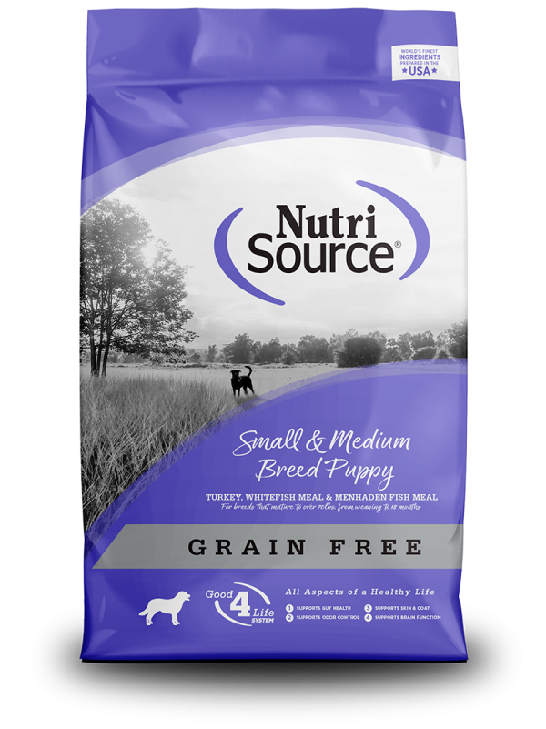 Nutrisource Grain Free Small and Medium Breed Puppy Formula Sale