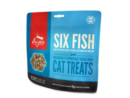 ORIJEN Cat Freeze-Dried Six Fish Treats Supply