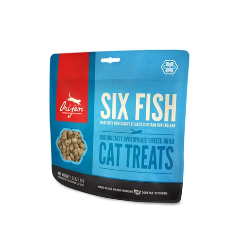 ORIJEN Cat Freeze-Dried Six Fish Treats Supply