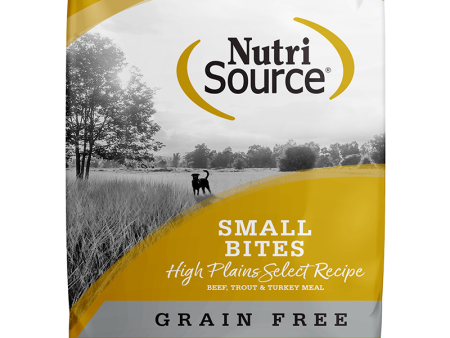 Nutrisource Grain Free Small Bites High Plains Select Formula For Discount