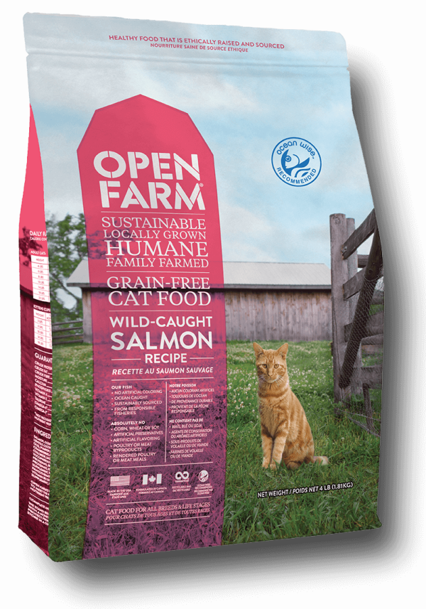 OPEN FARM Grain-Free Wild Caught Salmon Recipe for Cats For Sale