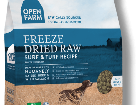 OPEN FARM Grain-Free Freeze-Dried Surf & Turf Recipe for Dogs Online now