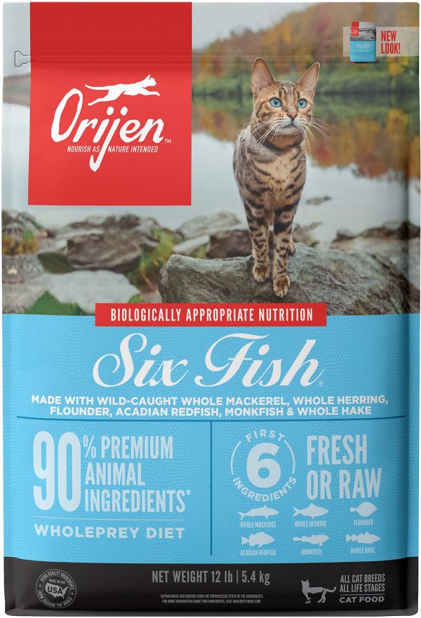 ORIJEN 6 Fish for Cat and Kitten Dry Formula on Sale