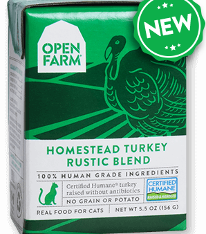 OPEN FARM Grain-Free Homestead Turkey Rustic Blend for Cats Hot on Sale