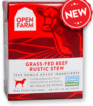 OPEN FARM Grain-Free Grass-Fed Beef Stew Rustic Blend for Dogs on Sale